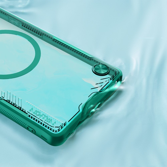 Nillkin Armored Case for Samsung Galaxy S25 Ultra, Icelade Prop, for Magsafe, green