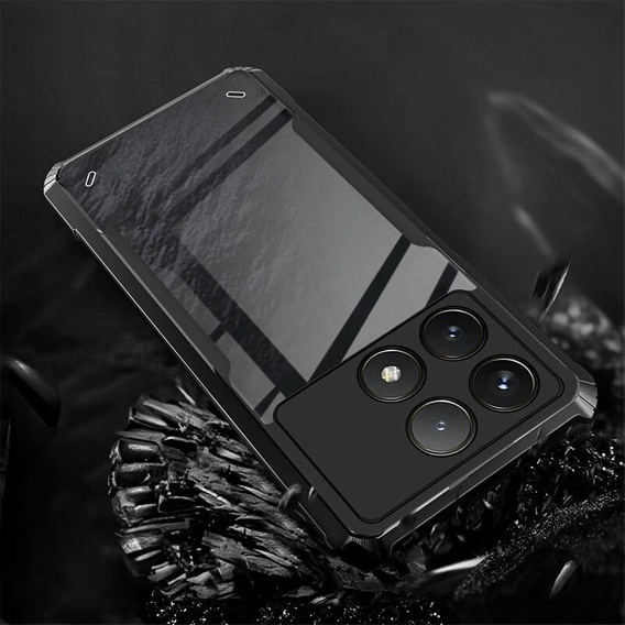 Case for Xiaomi Poco F6 Pro, AntiDrop Hybrid, black