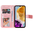 Flip case for Samsung Galaxy M15 5G, Mandala, pink