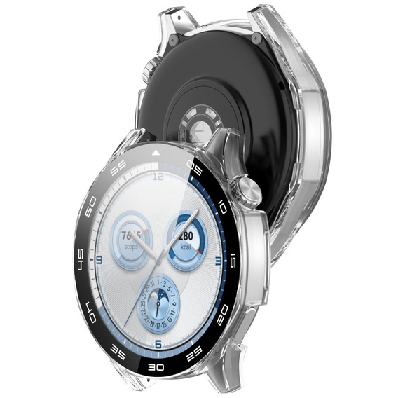 2in1 Case + Tempered Glass for Huawei Watch GT 5 46mm, transparent