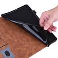 Case for Xiaomi Redmi Pad Pro / Xiaomi Poco Pad, Classic, with space for stylus, brown