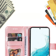 Flip case for Samsung Galaxy A54 5G, Mandala Flower, pink rose gold