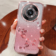 Case for Realme 11 Pro 5G / Pro+ 5G, Glitter Flower, pink rose gold