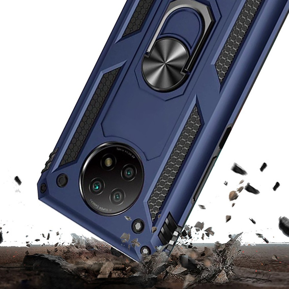 Armor Case for Xiaomi Redmi Note 9T 5G, Nox Case Ring, blue
