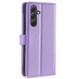 Flip case for Samsung Galaxy A54 5G, Wallet Zipper Pocket, purple