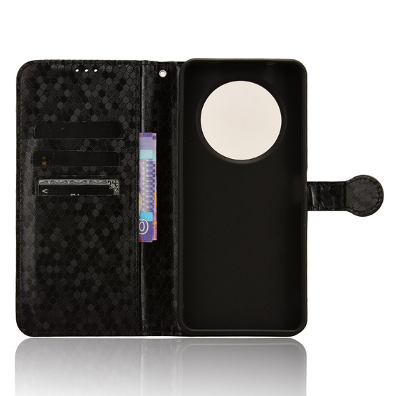 Flip case for Xiaomi Redmi A3, Wallet Rhombus, black