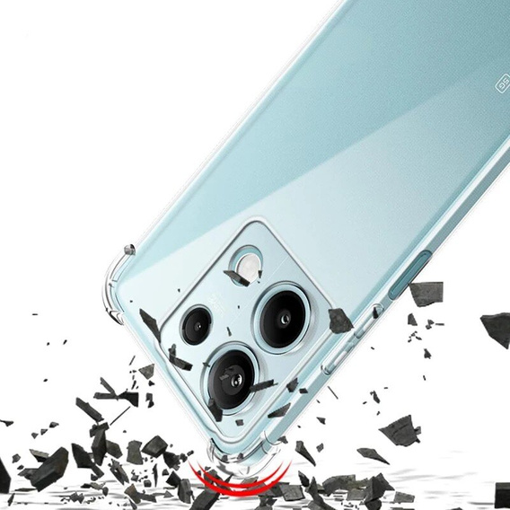 Case for Xiaomi Redmi Note 13 5G, Dropproof, transparent