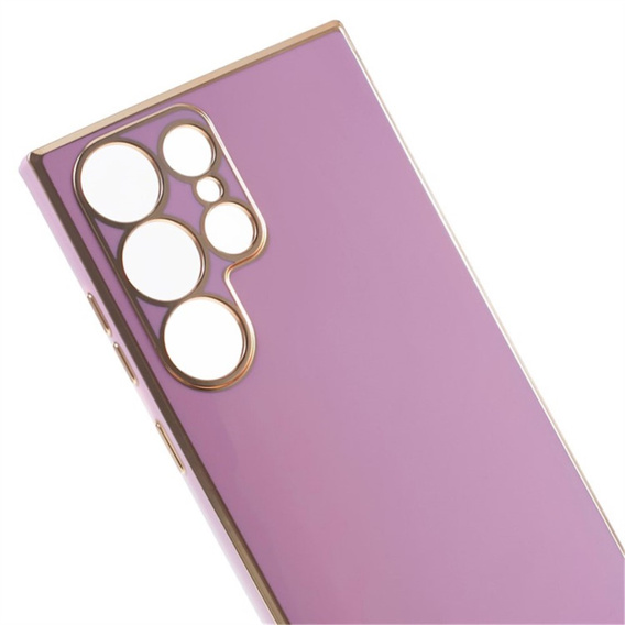 Case for Samsung Galaxy S24 Ultra, Glamour CamShield, purple