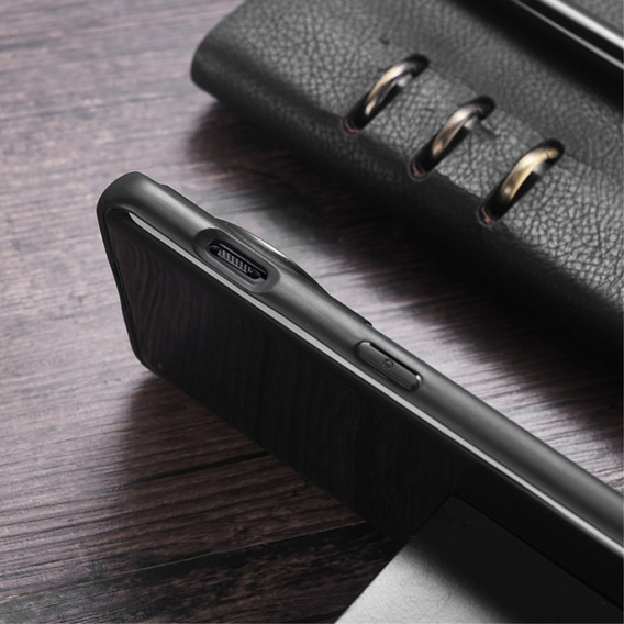 Case for OnePlus 12 5G, Leather Hybrid MagSafe, black