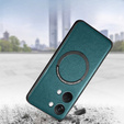 Case for OnePlus Nord 3 5G, Leather Hybrid MagSafe, green