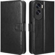 Flip case for Honor 90 Lite 5G, Crazy Horse Wallet, black
