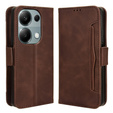 Flip case for Xiaomi Redmi Note 13 Pro 4G / Xiaomi Redmi Note 14S / Xiaomi Poco M6 Pro 4G, Card Slot, brown