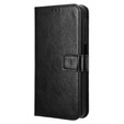 Flip case for Samsung Galaxy M55 5G, Crazy Horse Wallet, black