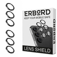 2x ERBORD tempered glass for camera to Samsung Galaxy S24+ Plus, black