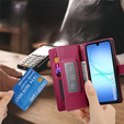 Wallet Zipper Pocket flip case for Samsung Galaxy A17 5G, Wallet Zipper Pocket, red