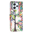 Flip case for Xiaomi Redmi 12 4G, Wallet, tree of life, white