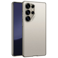 Case for Samsung Galaxy S25 Ultra, GKK Leather, titanium grey