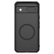 NILLKIN Case for Google Pixel 8A, Silicone CamShield Case for MagSafe, black