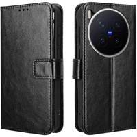 Crazy Horse Wallet flip case for Vivo X300 Pro
