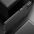 Case for Samsung Galaxy M53 5G, Carbon Gel, black