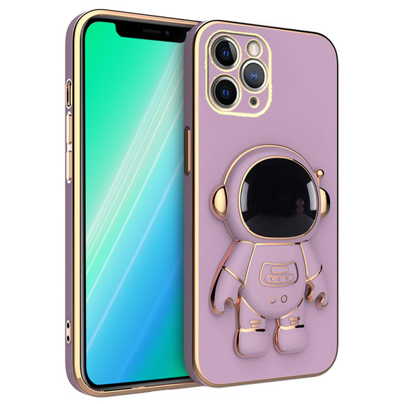 Case for iPhone 13 Pro, Astronaut, purple