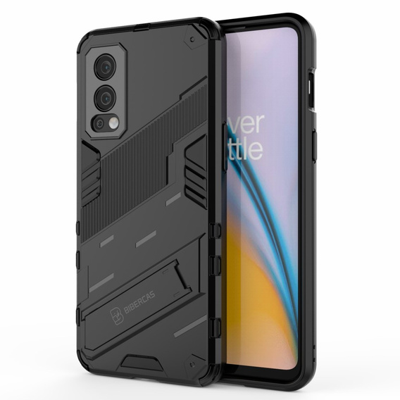 Case for OnePlus Nord 2 5G, Military kickstand, blue