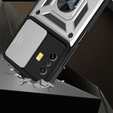 Case for Xiaomi Poco F4 GT, CamShield Slide, silver
