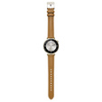 Natural leather strap for watches with 18mm attachment width