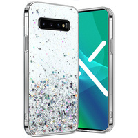 Case for Samsung Galaxy S10 Plus, Glittery, transparent