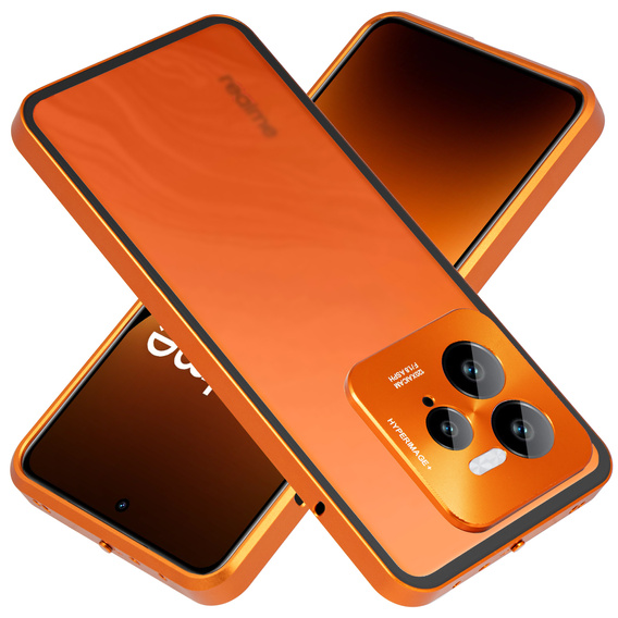 1 x Case for Realme GT 7 Pro, Frame Case, orange