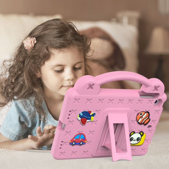 Children's case for iPad mini 7.9" 2019/2015/2014/2013/2012 (5/4/3/2/1 gen.), Cute Patterns, with stand, pink