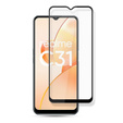Mocolo Full Glue Tempered Glass for Realme C31, black frame