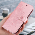 Flip case for Samsung Galaxy A54 5G, Mandala Flower, pink rose gold