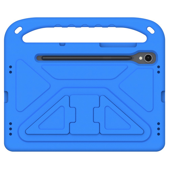 Children's case for Samsung Galaxy Tab S10 Lite / S10 FE / S9 FE, with handle, blue