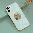 Case for iPhone 12, Electro Ring, mint