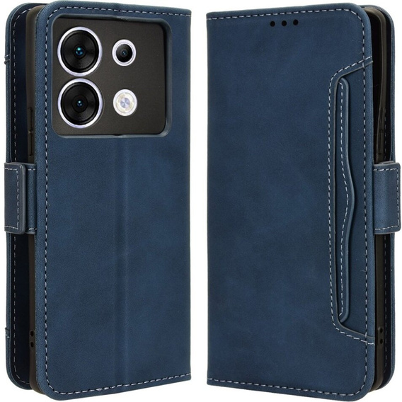 Flip case for Infinix Zero 30 5G, Card Slot, dark blue