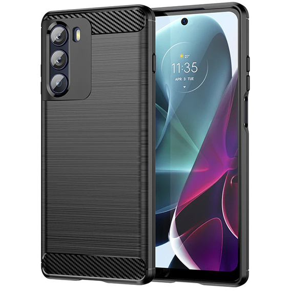 Case for Motorola Moto G200 5G, Carbon, black