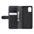 Flip case for Samsung Galaxy A51, Leather Flexi Book, black