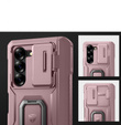 Armored case for Samsung Galaxy Z Fold 6 5G, Dexnor Full Body S-Pen Slot, pink