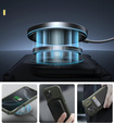 Armored case for iPhone 16 Pro Max, Dexnor CamProtect MagSafe, green (Two frames)