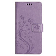 Flip case for Samsung Galaxy A55 5G, Wallet, Butterfly, purple