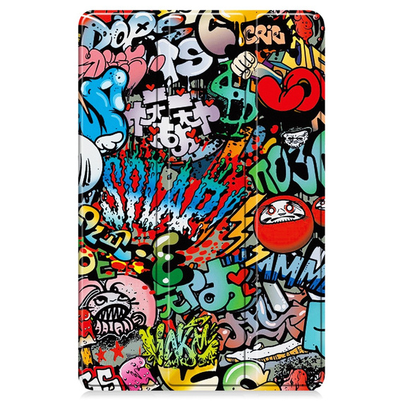 Case for Lenovo Tab K11 Plus, Smartcase, graffiti