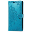 Flip case for Oppo A40 / Oppo A40m, Mandala, blue