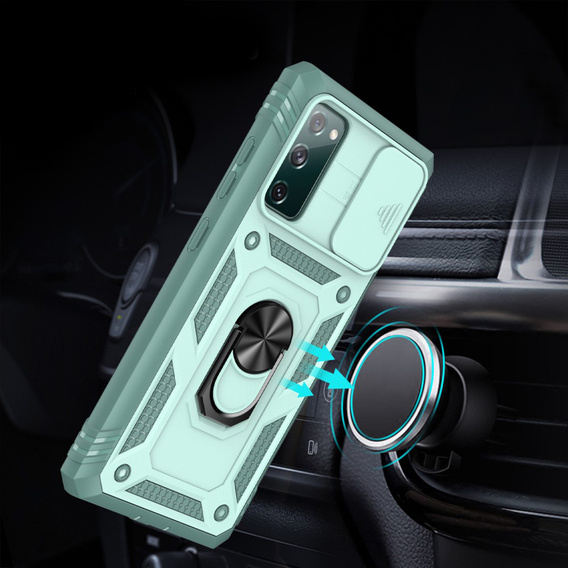 Case for Samsung Galaxy S20 FE, CamShield Slide, green