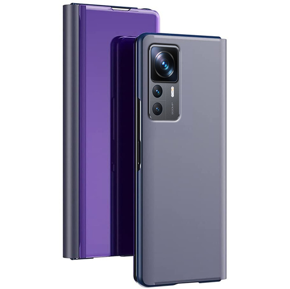 Case for Xiaomi 12T / 12T Pro, Clear View, purple