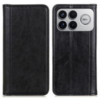 Split Leather Flip Case for Xiaomi Poco F8 Ultra