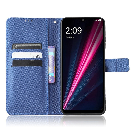 Flip case for T Phone Pro 5G, Wallet Magnet, blue