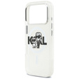 Karl Lagerfeld IML Glitter Karl and Choupette MagSafe Case for iPhone 17 Pro
