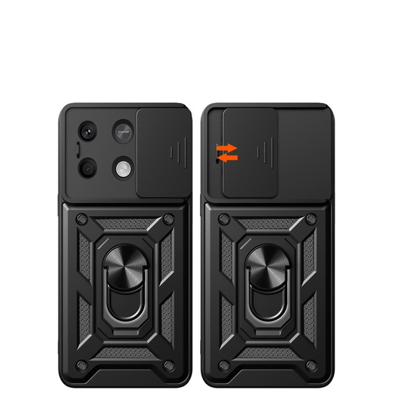 Case for Xiaomi Redmi Note 13 5G, CamShield Slide, black