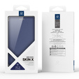 Dux Ducis Case for Samsung Galaxy S25 Edge, Skin X Pro, MagSafe, dark blue